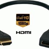 Hdmı Uzatma Dişi-Erkek Kablo 20 cm