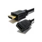 HDMI Uzatma Kablosu 3 Metre Erkek Dişi Kablo Full Hd 1080P 4K Destek Altın Uçlu Yüksek Hızlı HDMI Uzatıcı Tv Monitör Projeksiyon Oyun Konsolu Uyumlu | ZR150 (Siyah 3 Metre) - Option-1 - Ahşap