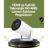 Hdmı ve USB Girişli Uzun Ömürlü Ampullü Projeksiyon ( Lisinya )