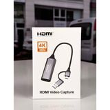 HDMI Video Capture 4K Video Aktarıcı HDMI Video Capture Card USB 2.0 ve Type-C Görüntü Aktarıcı