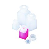 Hdpe Şişe, Kare, Taksimatlı, Contalı Kapak, 100 Ml