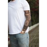 Hdswanky Giyilebilir Vitruvius Kol Dövmesi 3D Baskılı Tattoo - Desenli