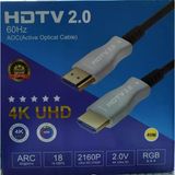Hdtv 2.0 60Hz Aoc (Active Optical Cable) 4K Uhd Hdmı Kablo 40 Metre