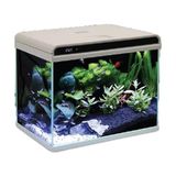 HE-480 Cam Akvaryum 42 Litre - Beyaz - Gold