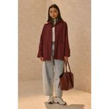HE-QA Basic Gabardin Ceket Bordo - 38