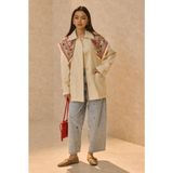 HE-QA Basic Gabardin Ceket Ekru - 38