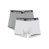 HEAD Erkek boxer iç çamaşırı (2'li paket), Grey Combo, S