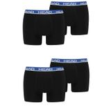 HEAD Erkek boxer iç çamaşırı (2'li paket), Mavi/Siyah, S