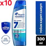 Head & Shoulders 10x300 ml Pro Expert 7 Nane Mentol Yoğun Kaşıntı Karşıtı Şampuan
