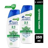 Head & Shoulders 2'si 1 Arada Mentol Ferahlığı 2x250 ml Şampuan