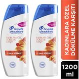 Head & Shoulders 2x600 ml Kadınlara Özel Kepeğe Karşı Etkili Şampuan