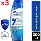 Head & Shoulders 3x300 ml Pro Expert 7 Nane Mentol Yoğun Kaşıntı Karşıtı Şampuan