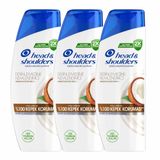 Head & Shoulders 3x330 ml Derin Nemlendirici Kepek Hindistan Cevizi Yağlı Günlük Kullanım Şampuanı