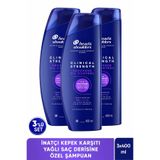 Head & Shoulders Clinical Strength Advanced Oil Control Yağ Dengeleyici Şampuan 400 ml x3 Adet