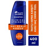 Head & Shoulders Clinical Strength Dry Scalp Rescue İnatçı Kepek ve Kuru Saç Derisi İçin Kepek Karşıtı Şampuan 400 ml