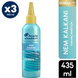 Head & Shoulders Dermaxpro Nem Kalkanı Kepek Karşıtı 3x145 ml Saç Derisi Balsamı