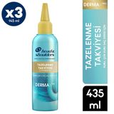 Head & Shoulders Dermaxpro Tazelenme Takviyesi 3x145 ml Saç Derisi Balsamı