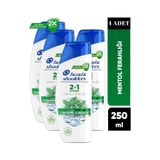 Head & Shoulders Head & Shoulders Şampuan 2in1 Mentol Ferahlığı 250 ml 4 Adet