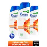 Head & Shoulders Kadınlara Özel Saç Dökülmesi ve Kepek Karşıtı Şampuan 330 ml x 3 Adet