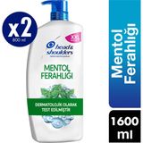 Head & Shoulders Kepek Şampuan Mentol Ferahlığı 1600ml (800ml*2)