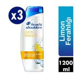 Head & Shoulders Limon Ferahlığı 3x400 ml Şampuan