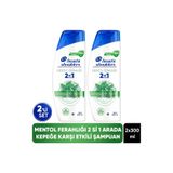 Head & Shoulders Mentol Ferahlığı Kepek Karşıtı Şampuan 300ml x 2 Adet