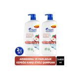 Head&Shoulders Arındırma ve Parlaklık Kepek Karşıtı Şampuan Elma Sirkesi ile 800ml x 2 Adet