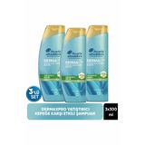 Head&Shoulders DermaXPRO Yatıştırıcı Kepek Karşıtı Şampuan Aloe Vera Özü ve Seramid ile 300ml x 3 Adet