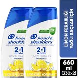 Head&Shoulders H&s Şampuan Limon Ferahlığı 2in1 330 ml X2 Adet