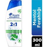 Head&Shoulders Mentol Ferahlığı 2'si 1 Arada Besleyici Şampuan 300 ml Tüm Saçlar İçin Etkili Koruma