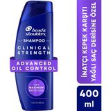 Head&Shoulders Yağ Dengeleyici Şampuan 400 ml Kepek Karşıtı Etki ile Kadınlar İçin Derinlemesine Temizlik