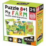 HEADU 8+1 FARM Strateji ve Zeka Geliştirici Çocuk Oyunu 2-5 Yaş İçin Hayvanlar Temalı
