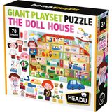 Headu Gıant Playset Puzzle The Doll House ( Bebek Evi Temalı Puzzle)