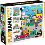 Headu Playrama Puzzle The Cıty (3-6 Yaş) - 01-Mavi