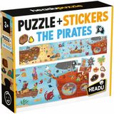 Headu PUZZLE + STICKERS THE PIRATES (+3 YAŞ)