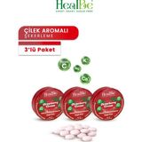 HealBe Şekersiz Şekerleme | 3 Adet, Çilek Aromalı, Vitamin ve Mineral Destekli - 13,5 gr