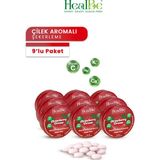 Healbe Şekersiz Şekerleme | 9 Adet, Çilek Aromalı, Vitamin ve Mineral Destekli - 13,5 gr