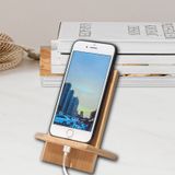 Healfyya Bambu Tablet Standı Tutucu Ayarlanabilir Katlanır Ahşap iPad Standı Masa iPad Pişirme Standı için Ücretli Delikli (Telefon Standı)