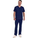 Healing Hands Matthew HHE2590 - Ryan HHE9590 Scrubs Takım – İthal, 4 Yön Esneyen Kumaş, Modern Fit ve Premium Doktor Hemşire Forması - Lacivert - 2XL
