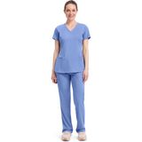 Healing Hands Monica HHE2500 – Rebecca HHE9560 Kadın Scrubs Takım – İthal, 4 Yön Esnek ve Ultra Konforlu Doktor Hemşire Forması - Açık Mavi