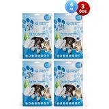 Healthonmed Evcil Hayvan Temizleme Mendili Kese Eldiveni (4 Al 3 Öde) 4lü Set -40 Adet Kedi Köpek ve Diğer Tüm Hayvanlar