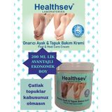 Healthsev Onarıcı Ayak Bakım & Topuk Çatlak Kremi 200 Ml