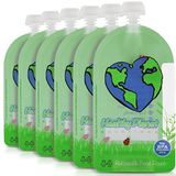 Healthy Planet Solutions Canada Yeniden kullanılabilir gıda Torba (6 Pack) bebek yemek kutusu kolay doldurma ve temizlik Lecksicher Dual fermuar homemade Bio bebek, küçük çocuk, kamp ve daha fazlası için 7.5 oz