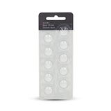 Hearing360 Cupoline MiniFit Bass Double vent Dome işitme cihazı kubbeleri, Oticon cihazlarıyla uyumlu (10 mm)