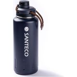 Hears Haers Lacivert Çift Katmanlı Paslanmaz Çelik Termos Su Şişesi 950ML
