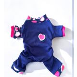 Heart Bites Kalın Penye Köpek Tulum Pijama