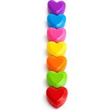 Heart To Heart 6 Renk Highlighter Yumurtlayan Kalem - Çok Renkli