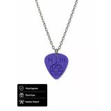 Heartagram Plektrum Kolye – Mor Gitar Penası Tasarımlı Hediye Kolye