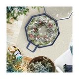 Hearth & Harbor Çelenk Saklama Kabı - Şeffaf Çelenk Saklama Çantası, Çift Fermuar ve Kulplar - 76 cm Premium Çelenk Saklama Düzenleyici Kutusu - Option-1 - 001-Renkli