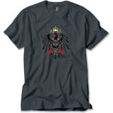 Hearts Of Iron 4 Imperial Coat Of Arms Of Germany Füme Tişört Liyada - 5XL
